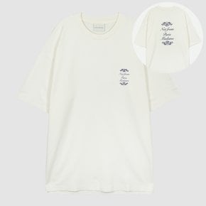 드롤드무슈 오너멘탈 반팔 티셔츠 TS149 CO002 CM cream