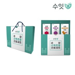 [수잇] 순창 스틱 조청 선물세트 (도라지/복분자/아로니아)