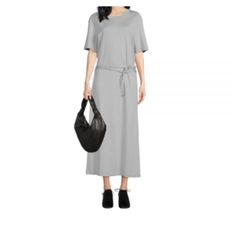 르메르 르메르 25SS BELTED RIB T-SHIRT DRESS (DR1045 LJ1016 942) (벨티드 립 티셔츠 드레스)