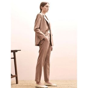 ADS-PTD202-30 AIDEN TUCK PANTS (Pink beige)