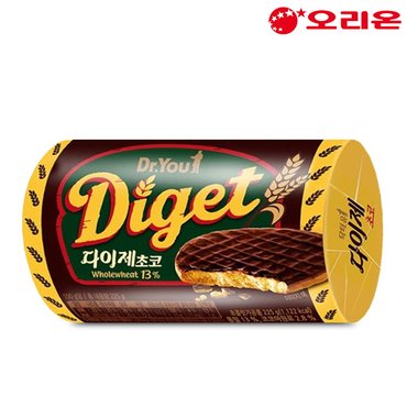  오리온 다이제 초코 225g