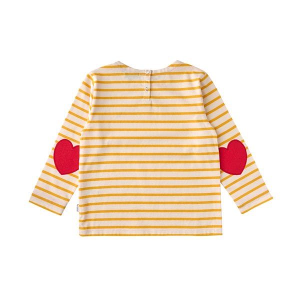 [여주점] [오프라벨 여주점] 블루독 (YE) 하트 STRIPE 티셔츠 (25115-330-54)