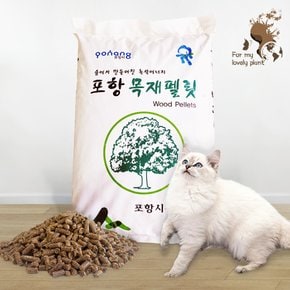 고양이 배딩용 캠핑용 포항 목재펠릿 소포장 1kg