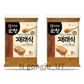 청정원 순창 리필 비닐 포장 양념듬뿍 쌈장 900g 2개