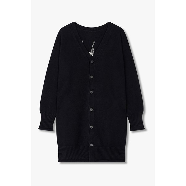 [REGULATION]백 레터링 울 니트 가디건 6615330006000