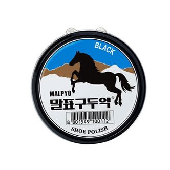 제이큐 말표구두약40g 검정 X ( 3매입 )