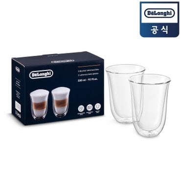 드롱기 더블월 라떼 마키아또 글라스 DLSC312