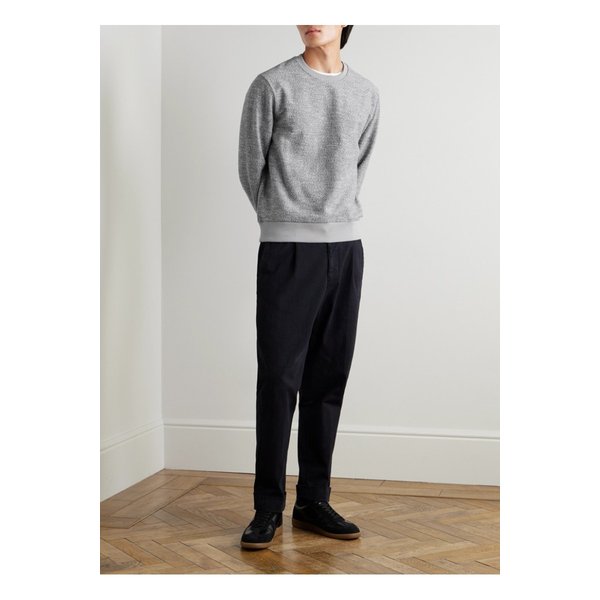 미스터 피 코튼 혼방 저지 스웨트셔츠 그레이 1647597343232259