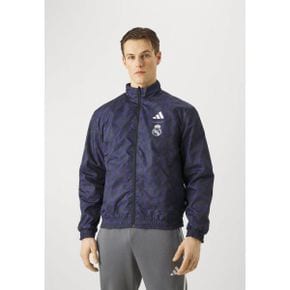 4237618 Adidas REAL MADRID ANTHEM JACKET - Club wear legend ink