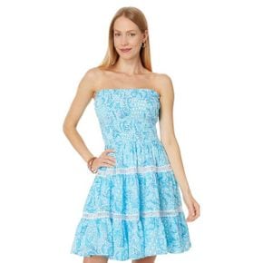 5426328 Lilly Pulitzer Kelvina Strapless Smocked