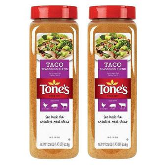 톤즈 [해외직구] 톤즈 타코 시즈닝 652g 2팩 Tones Taco Seasoning (23 oz.)
