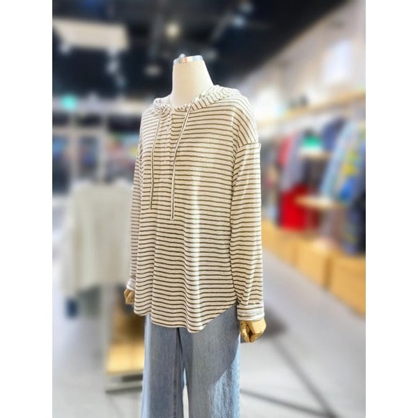 [여주점] 스트라이프 후드 티셔츠 (BATSC5611)