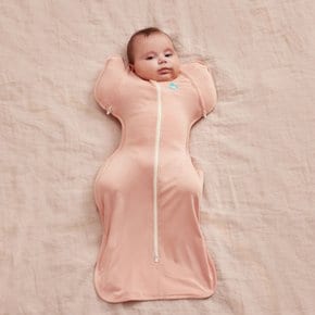 50/50 라이트 팔분리형 신생아 속싸개 모로반사 출산선물 블러쉬핑크
