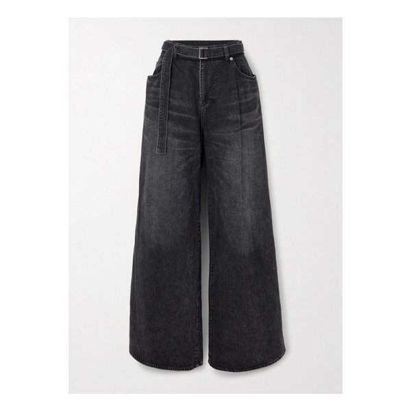 벨트 하이라이즈 와이드 진 블랙 1647597346684679