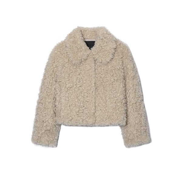 시어링 퍼 자켓 [아이보리]