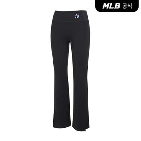 [코리아공식]여성 베이직 럭슬레저 부츠컷 레깅스 NY (Black)