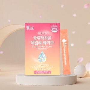 리얼 닥터 [리얼닥터] 글루타치온 데일리 화이트 30포 (1개월분) / 건조효모 저분자 콜라겐