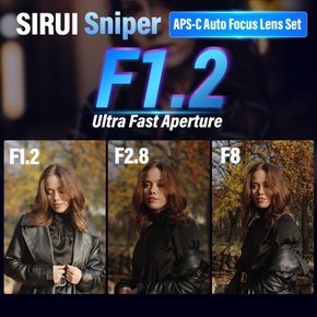 SIRUI Sniper 23mm F1.2 APS-C A5 A6 A7 FX A9 ZV-E (E 오토 포커스 렌즈, 광각 카메라 렌즈