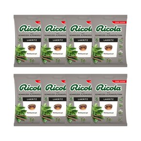 Ricola 리콜라 감초 무설탕 허브 캔디 75g 8개