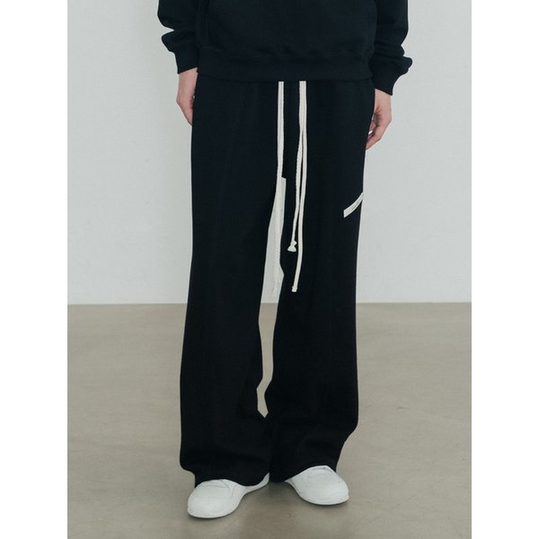 테일러 코튼 스웻 팬츠 블랙