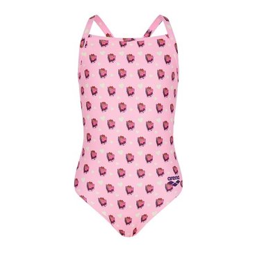 아레나 여아동 실내 수영복 파티쉘 아동 원피스 드롭백 (A4FG1GO02PNK)
