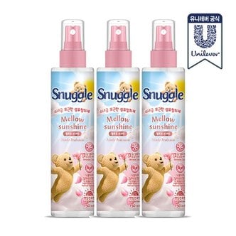 스너글 섬유탈취제 멜로우선샤인 150ml 3개