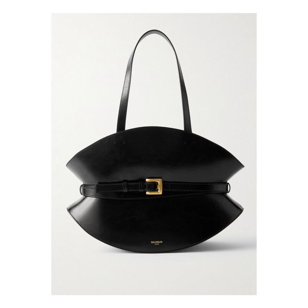 셔플 미디엄 버클 가죽 숄더 백 블랙 46376663162839809