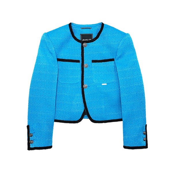 CYAN CHASSEUR TWEED JACKET