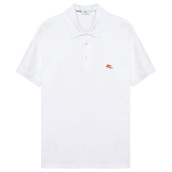 에트로 PEGASO Cotton Polo Shirt 1Y141 9440 0990 페가소 로고 자수 반팔 폴로 티셔츠