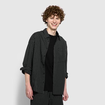 JAJU 25 S/S  남 탄탄 사각사각 루즈핏 셔츠   J115203118