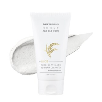 땡큐파머 강화 교동쌀 맑음 팩 폼 클렌저 150ml