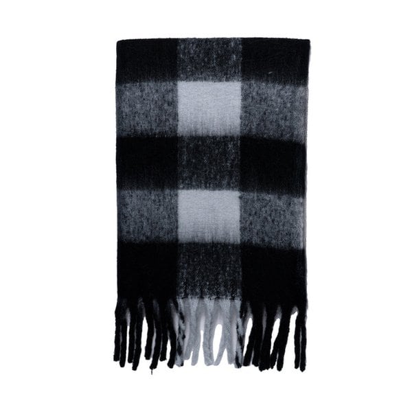 마리에뜨 투톤 체크 머플러_6color