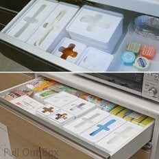 이노마타 Pull Out Box(소품보관함)/풀아웃박스/1회용품팩 고무밴드홀더 폴리백홀더 비닐장갑홀더