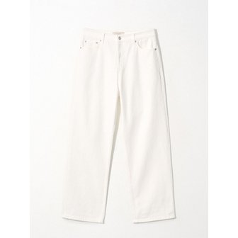 이지오 Relaxed Denim Pants_White