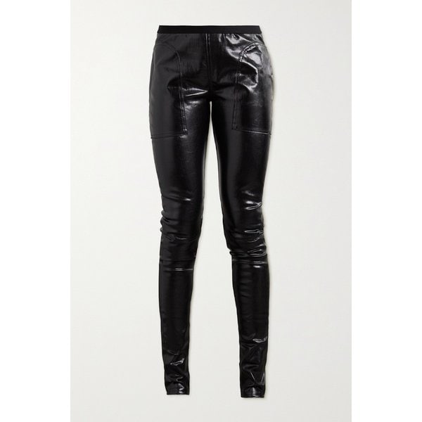 Coated Stretch-denim Leggings 블랙 43769801097627801