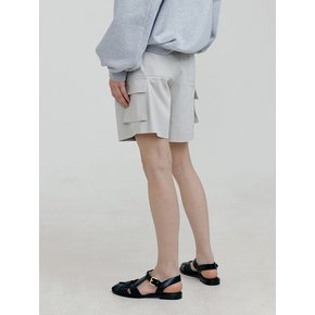 COMO pocket detail shorts [grey]