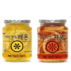 녹차원 ♥아임생생 2종세트(레몬550g+자몽550g)