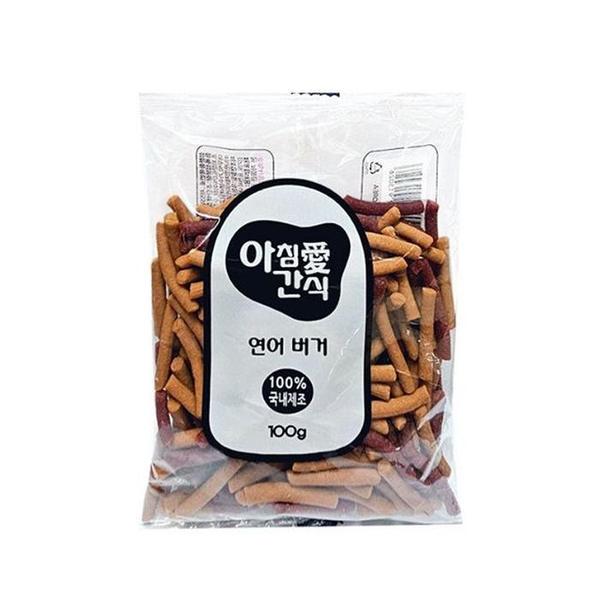 연어버거 100g 훈련용 칭찬용 소프트 애견간식(1)