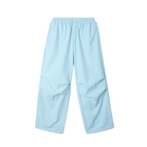 Check parachute pants_sky blue