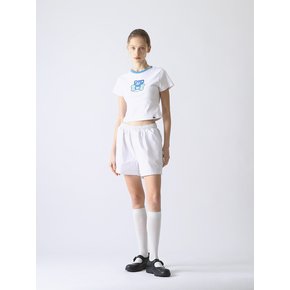 Ribbon BadBear Slim Tee White