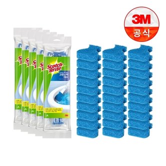 3M 변기청소 크린스틱 리필 6입 5개