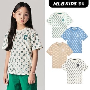 MLB키즈 (공식)24SS 클래식 모노그램 티셔츠 (4color) 7ATSM0143