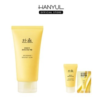 한율 달빛유자 클렌징 톤업 팩폼 120ml