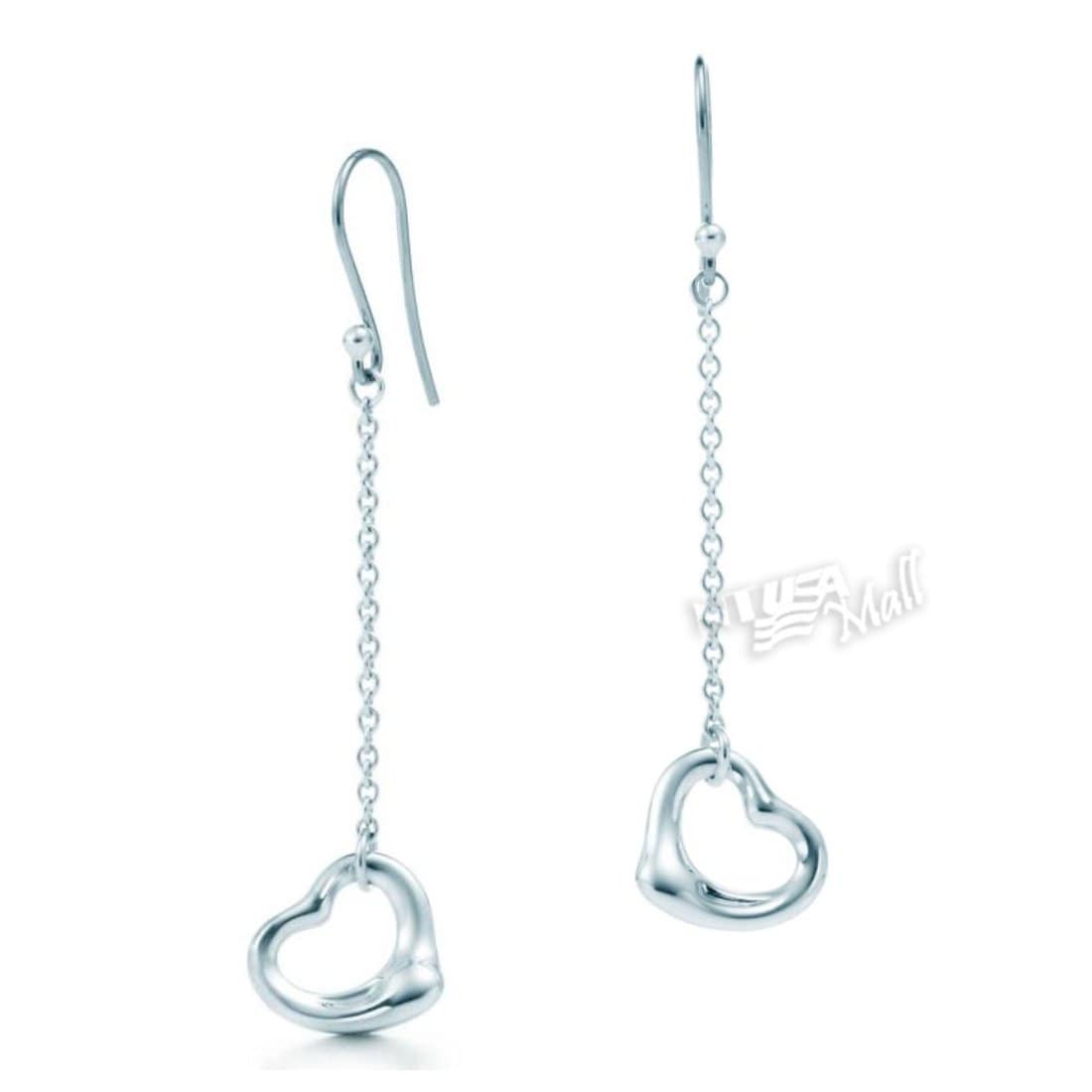 티파니앤코 엘사 퍼레티 오픈 하트 드롭 귀걸이 Tiffany Open Heart Drop Earrings, 신세계몰