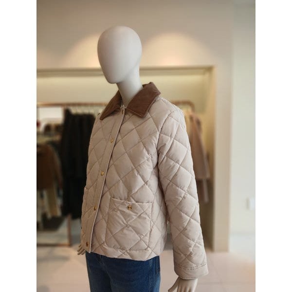 [여주점] 씨씨콜렉스트 카라배색퀼팅구스다운점퍼 E261psg182