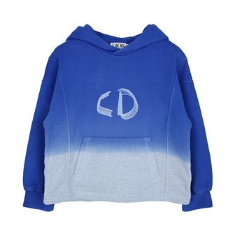 DIOR 디올 KIDS 23FW 블루 로고 후드 스웨트셔츠 3WBM23SWEG 523/10A,12A,13A