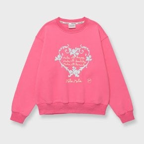 X SAKI MAKE ALL SWEATSHIRT PINK