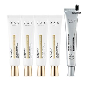 쟈스 엑토인 맨얼굴 크림 30ml x4 + 화이트 토닝 기미크림 40ml