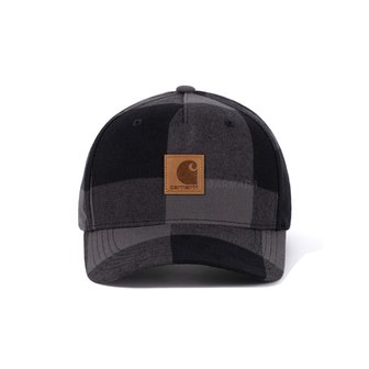 칼하트 플란넬 캡 107198 체크무늬 볼캡