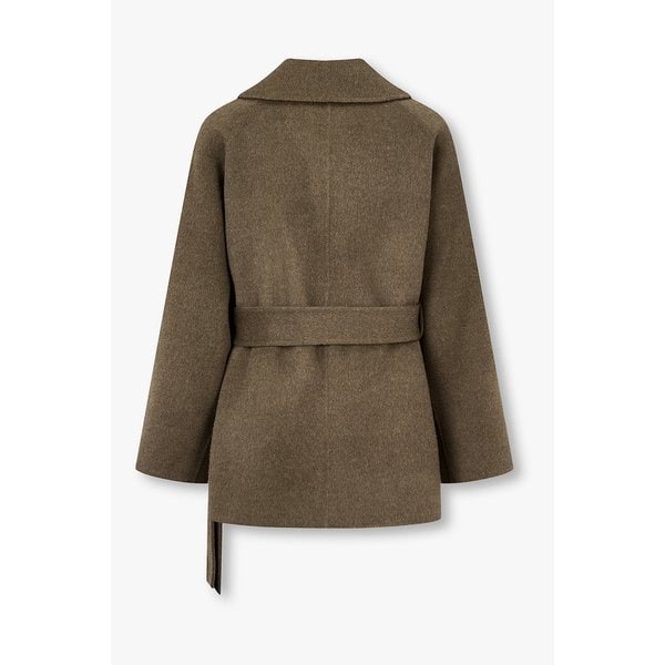 울 블렌드 벨티드 피코트 7115416X05135